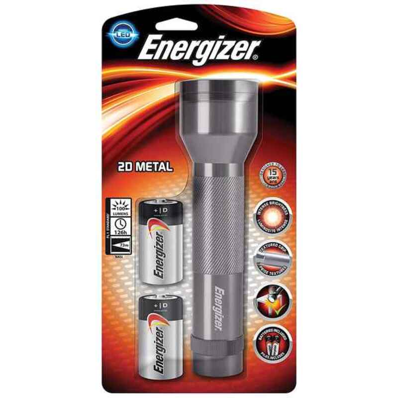Lampe Torche Energizer ER36821 D Batteries 100 lm Gris