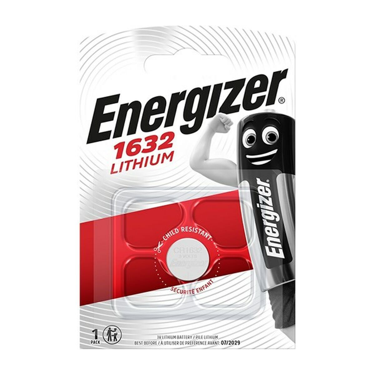 Batteries Energizer 411550                          3 V (1 Unités)