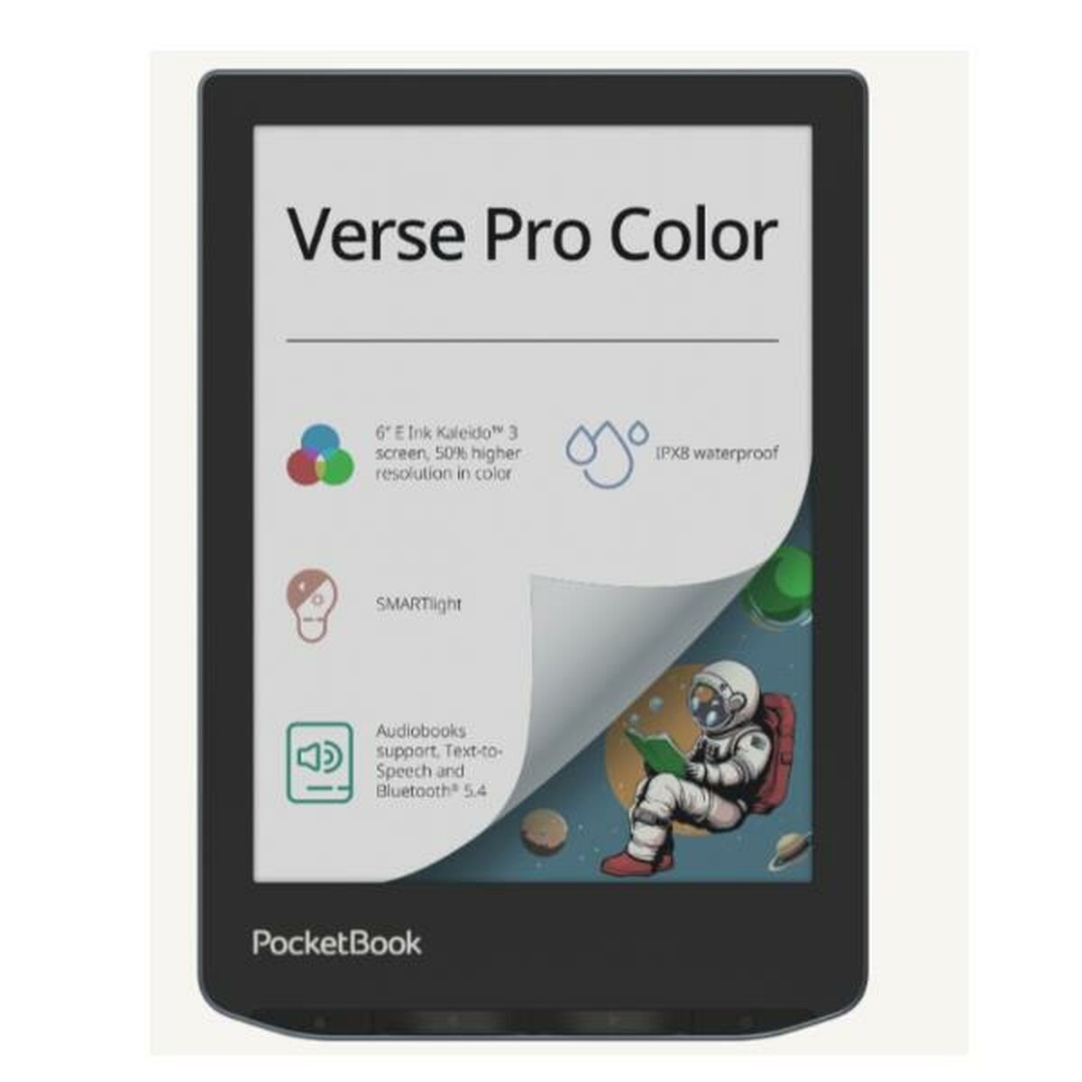 PocketBook Verse Pro Color 16 GB E-læser - 6 Tommer