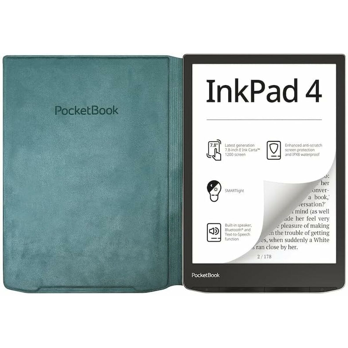 Bild von Tablet cover PocketBook InkPad 4, InkPad Color 2 e InkPad Color 3 Green