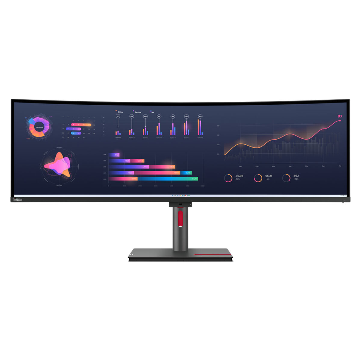 Monitor Lenovo P49W-30 49" LED IPS 60 Hz