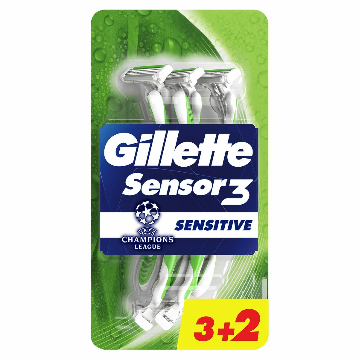 Rasoirs Jetables Gillette SENSOR (5 Unités)