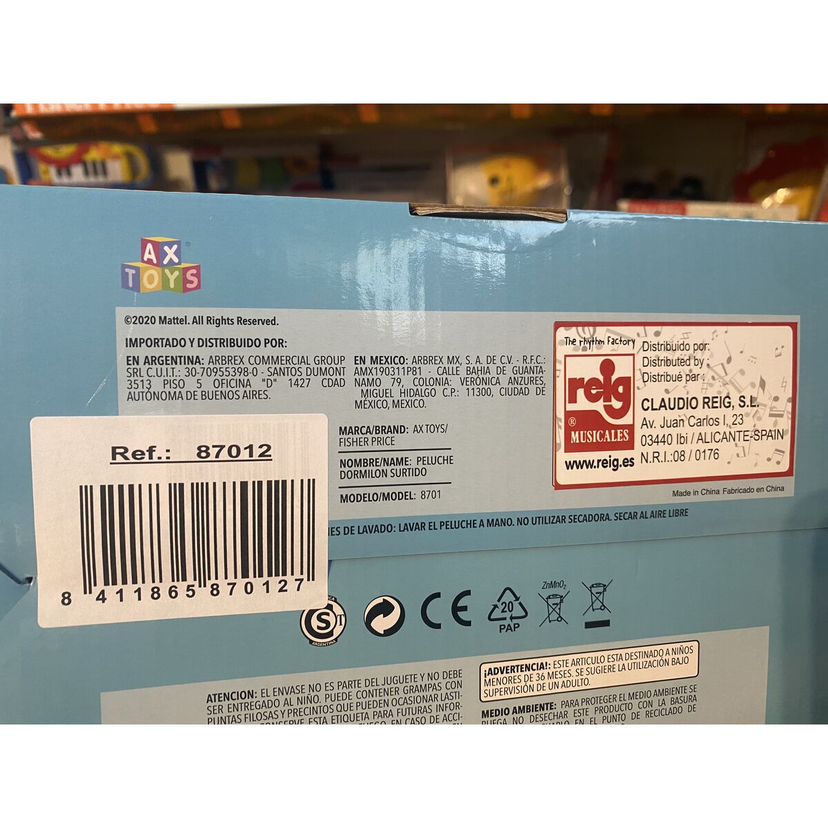 Fluffy toy Fisher-Price Elephant 30 cm