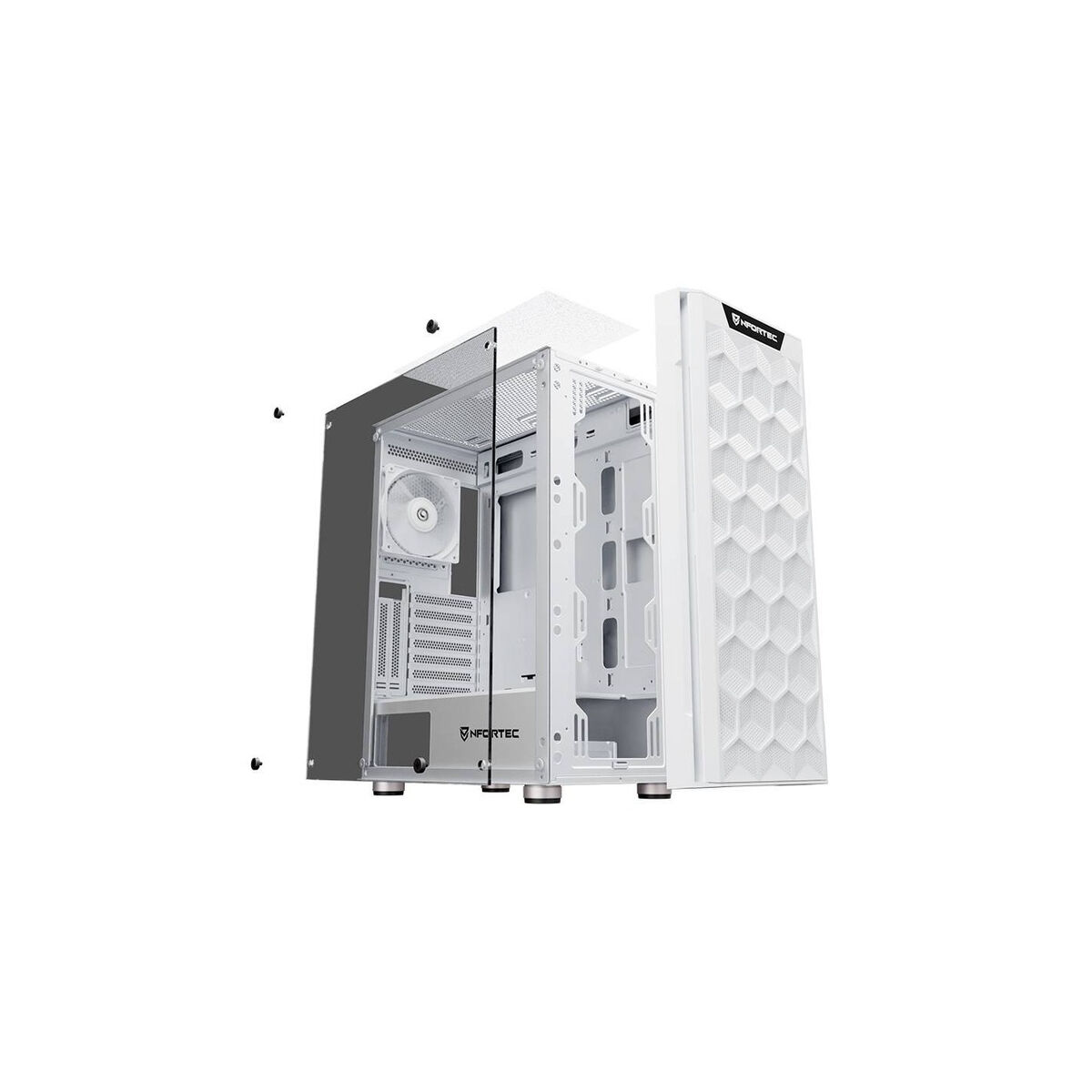 Afbeeldingen van Box Ventilator Nfortec NF-CS-AZIR-W