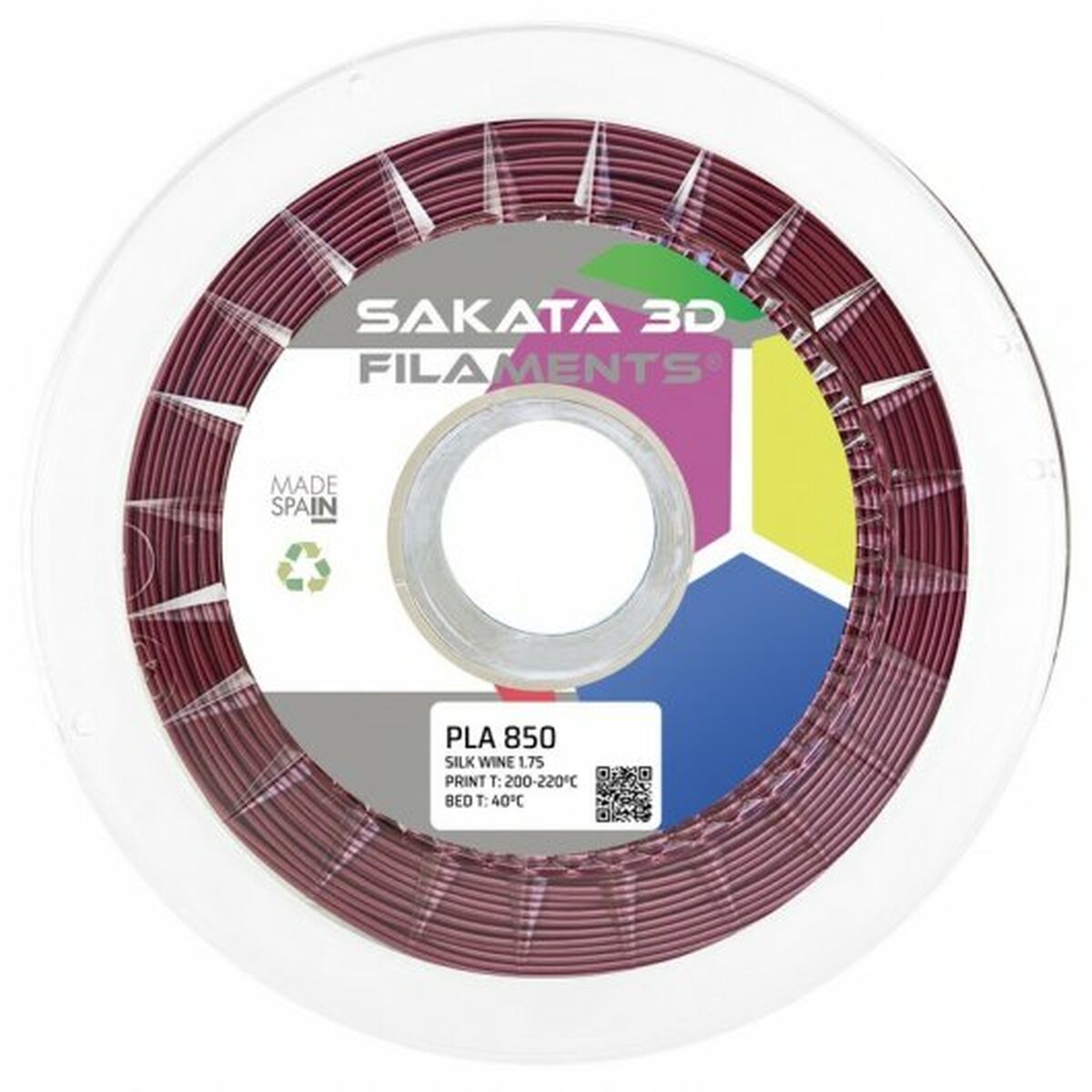 Filament Reel Sakata 3D 363047 PLA 850 Purple Ø 1,75 mm