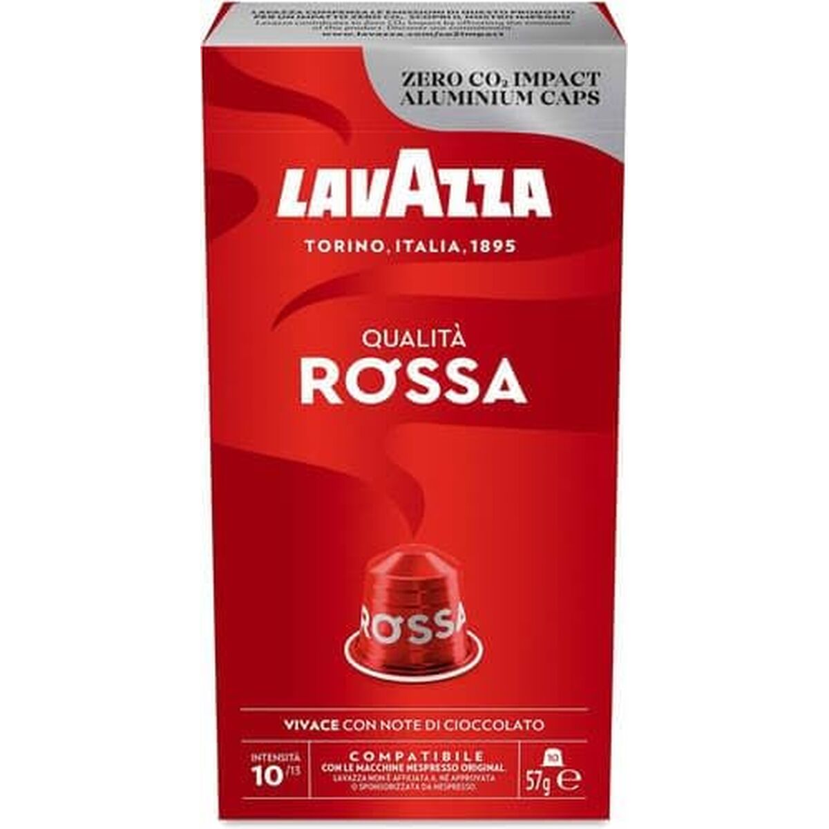 Koffiecapsules Lavazza Qualitá Rossa 10 Onderdelen (10 Stuks)