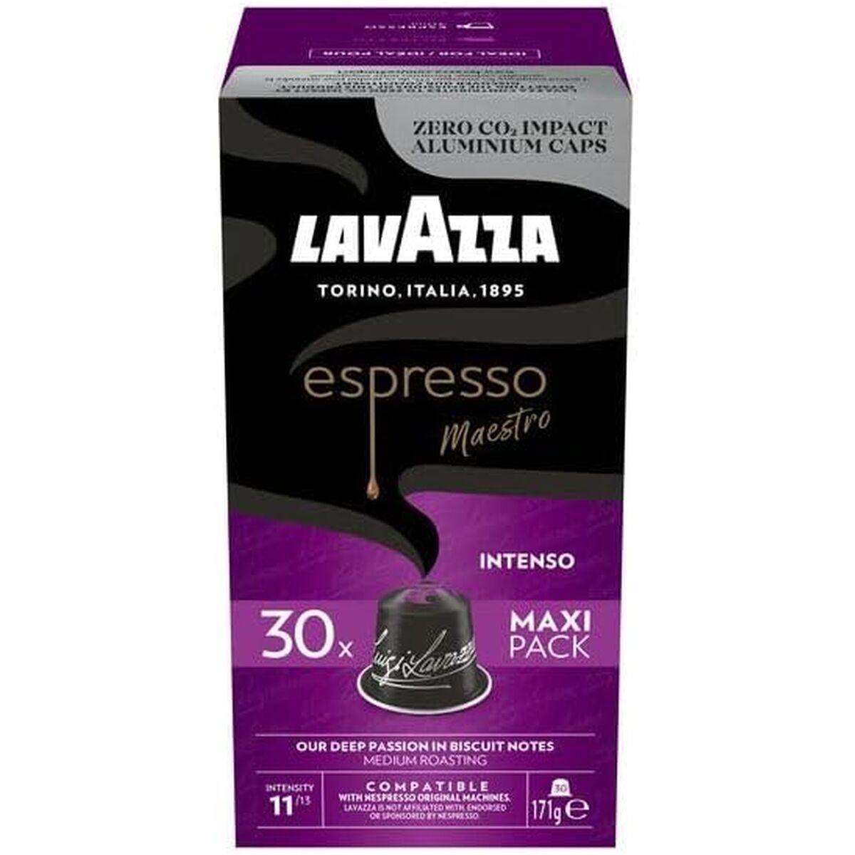 Koffiecapsules Lavazza Espresso Maestro Intenso 30 Onderdelen (30 Stuks)