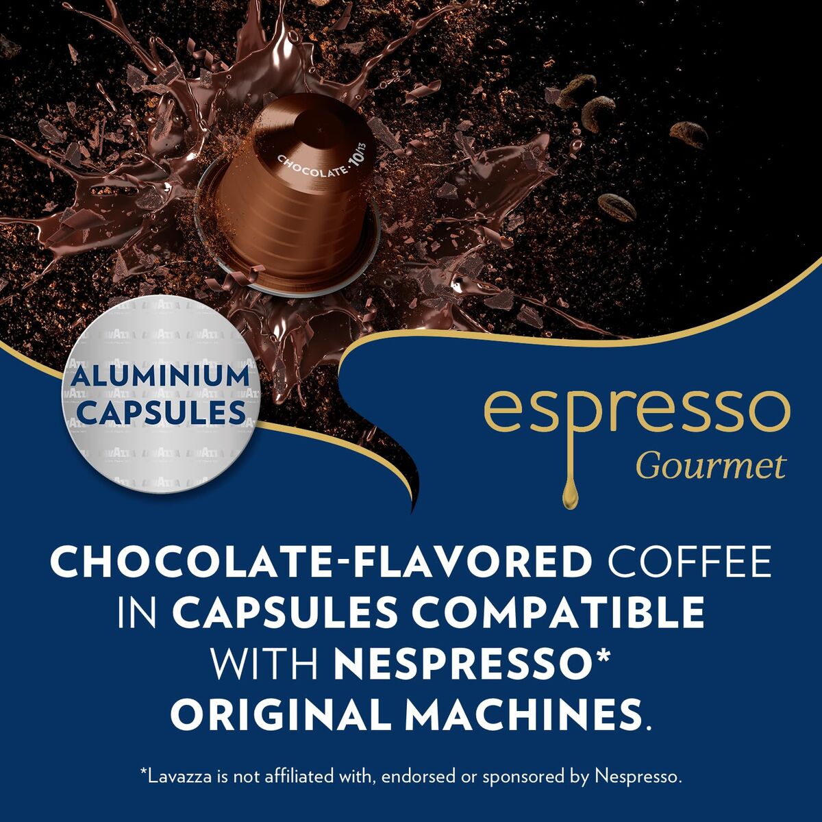 Koffiecapsules Lavazza Espresso Gourmet Chocolate 10 Onderdelen (10 Stuks)