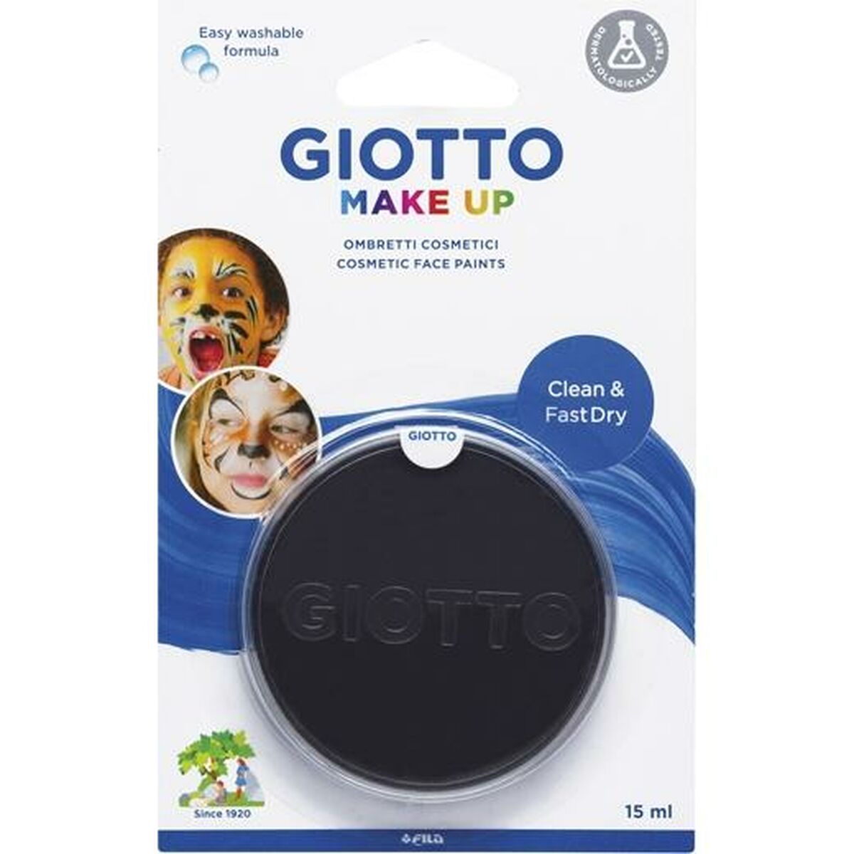 Image secondaire de Peinture Faciale Giotto Noir 15 ml (5 Unités)