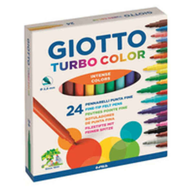 felt-tip pens GIOTTO Multicolour 2,8mm (24 uds) (Refurbished D)