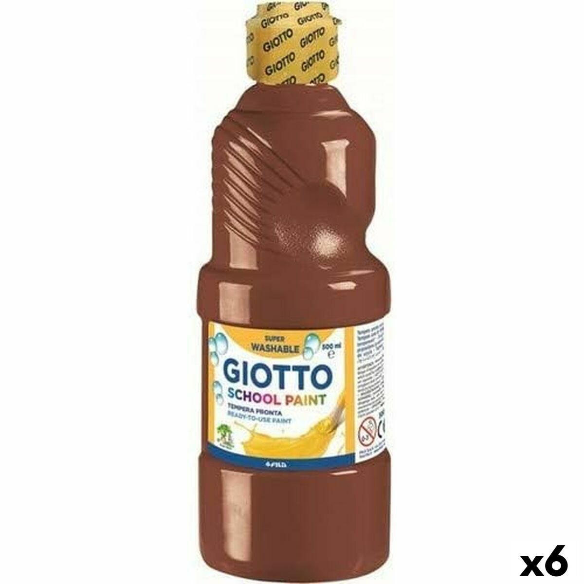 Gouache Giotto   Marron 500 ml (6 Unités)