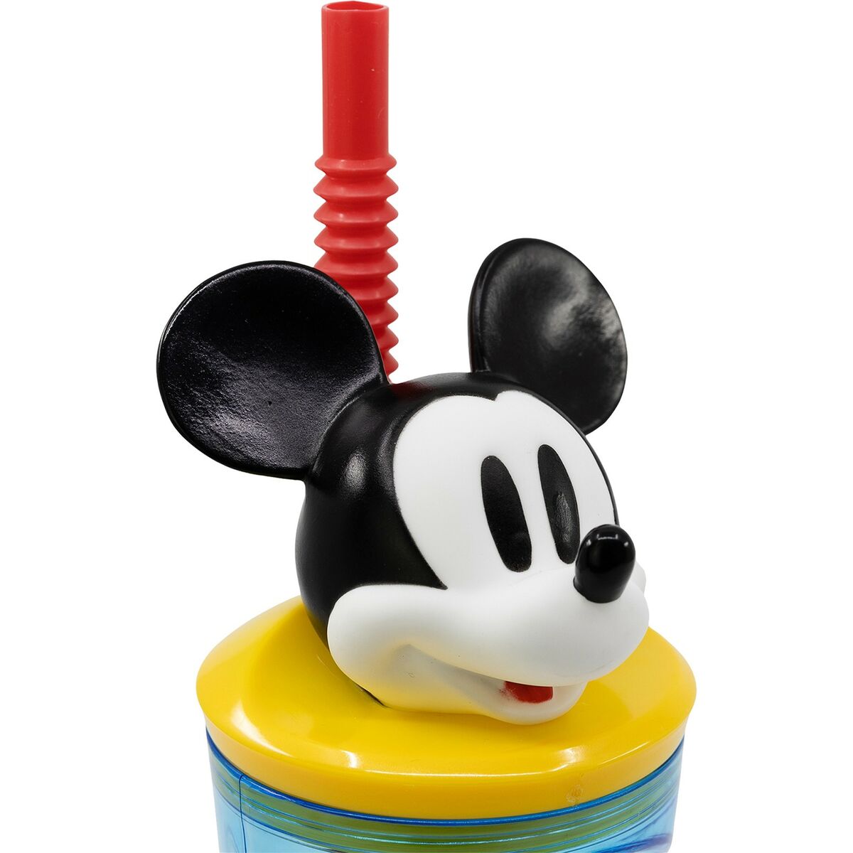 Kubek ze Słomką Mickey Mouse CZ11336 3D Niebieski