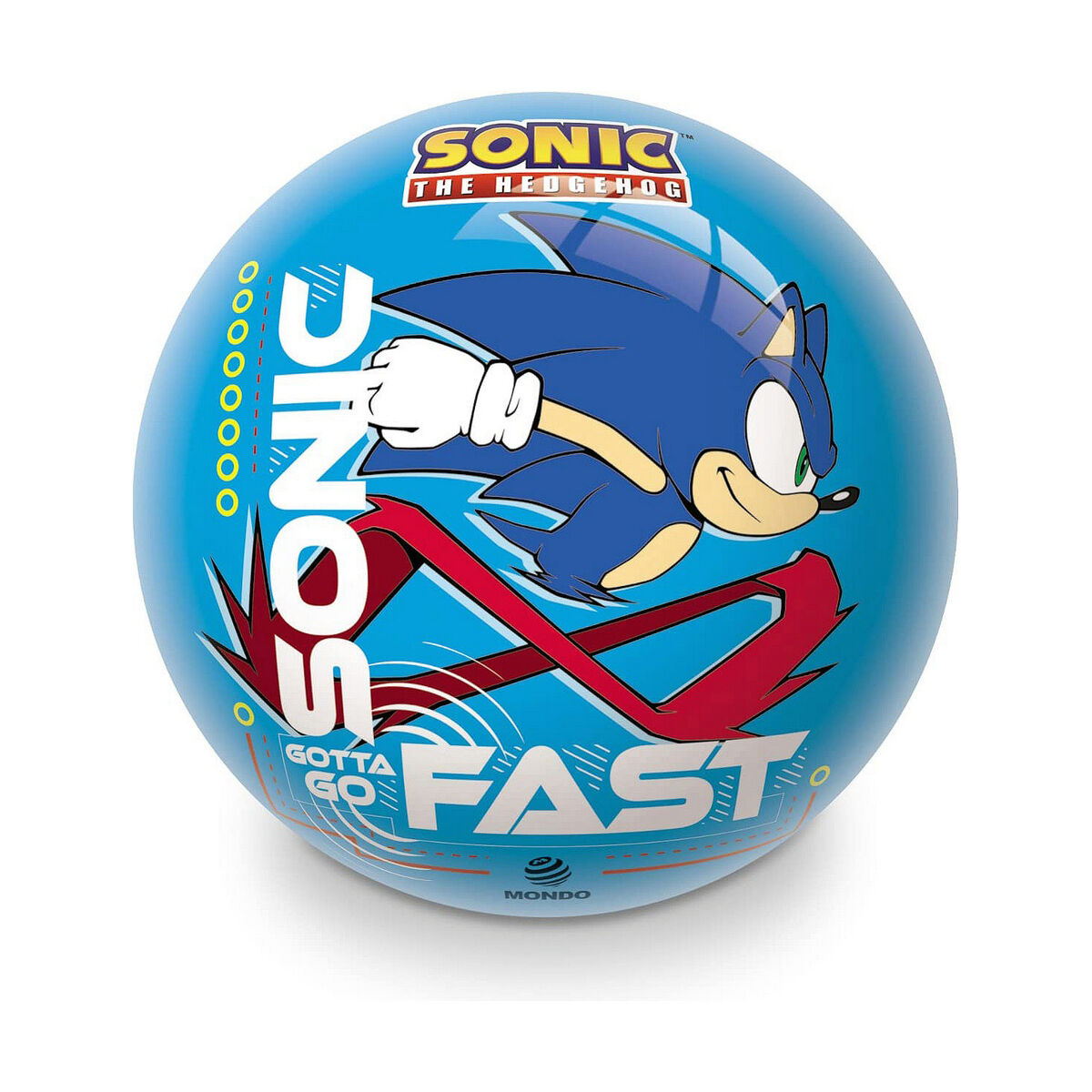 Ballon Sonic 12 Unités PVC