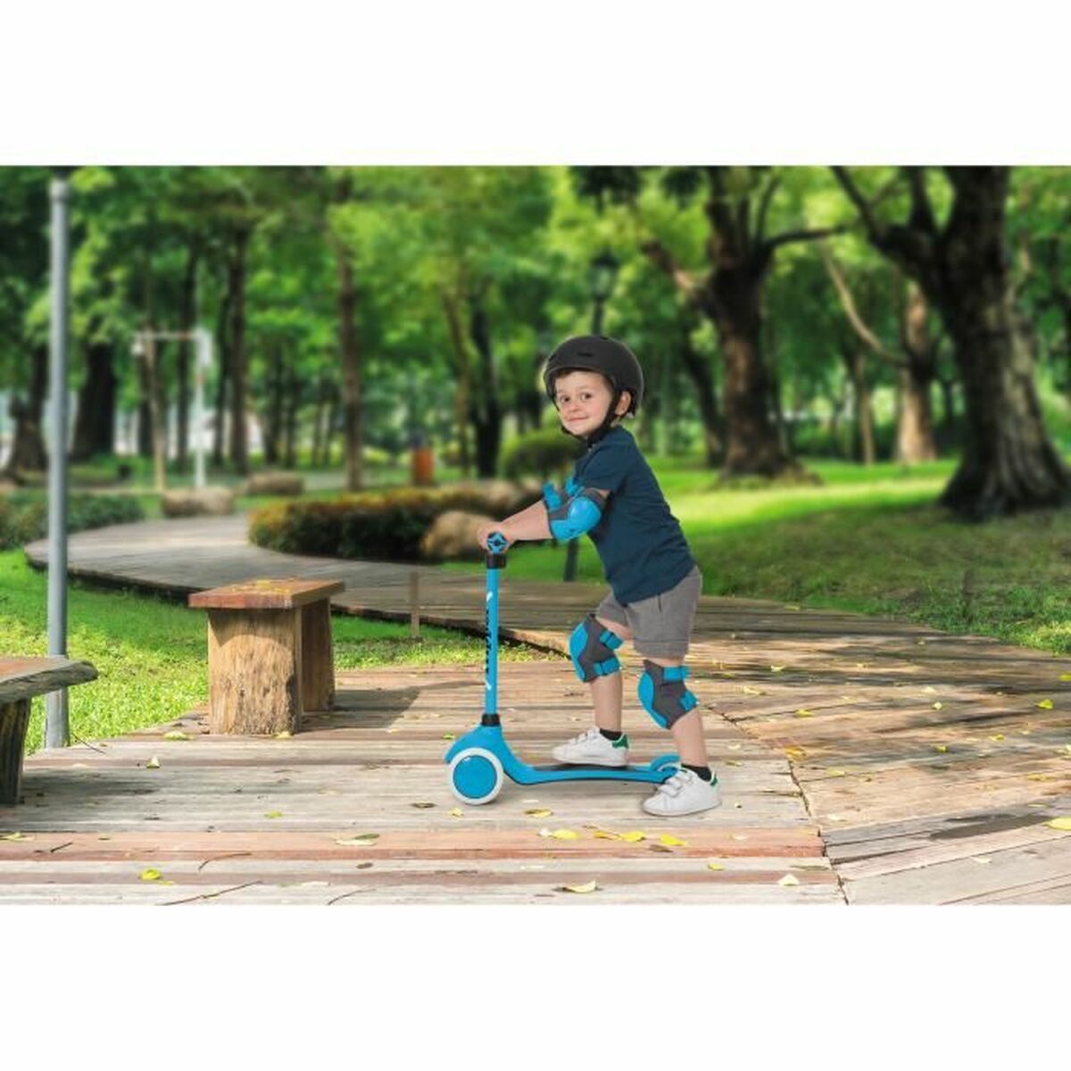 Step Mondo On and Go Tripper Kinderen Blauw Turkoois