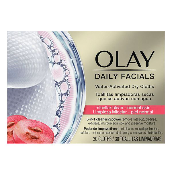 Lingettes démaquillantes Cleanse Daily Facials Micellar Olay (30 pcs) Peau normale   