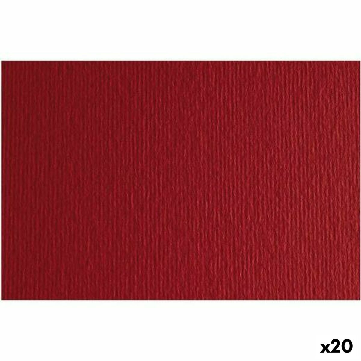 Papiers carton Sadipal LR 220 Rouge 50 x 70 cm (20 Unités)