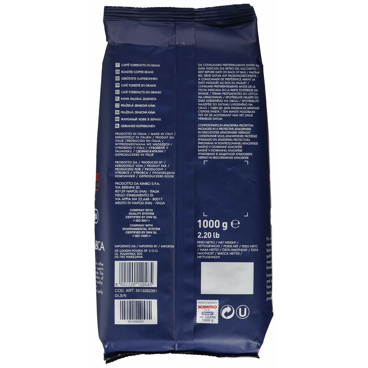 Koffiebonen De'Longhi