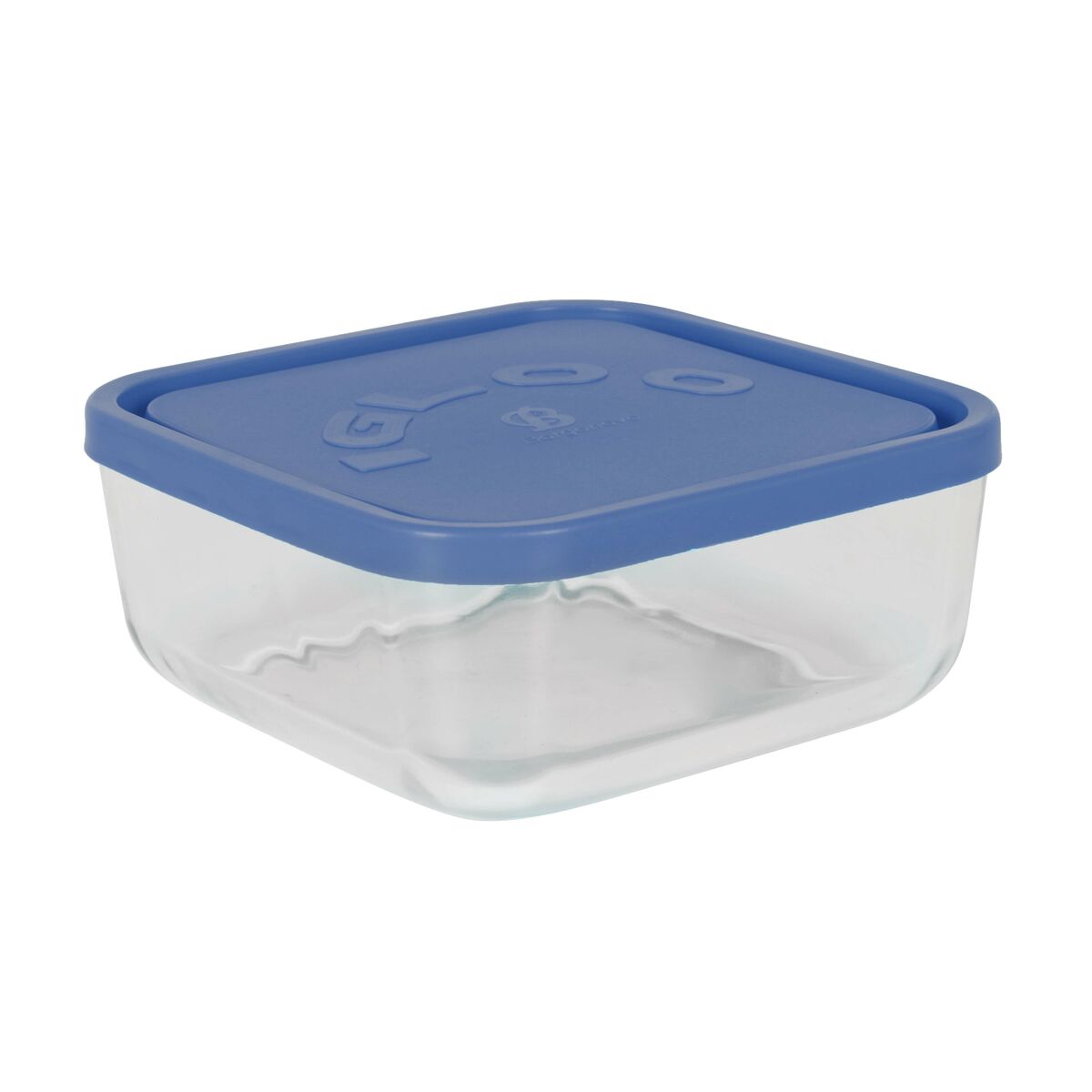 Lunch box Borgonovo Igloo Blue 22 x 22 x 9 cm 18,5 x 18,5 x 7,4 cm, view 3