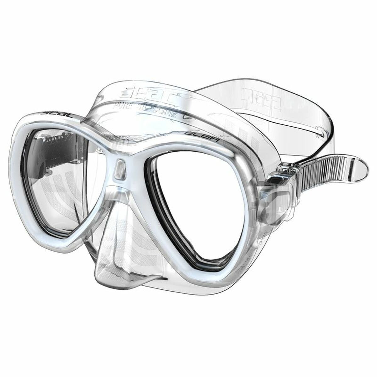 masque de plongée Seac Elba Blanc