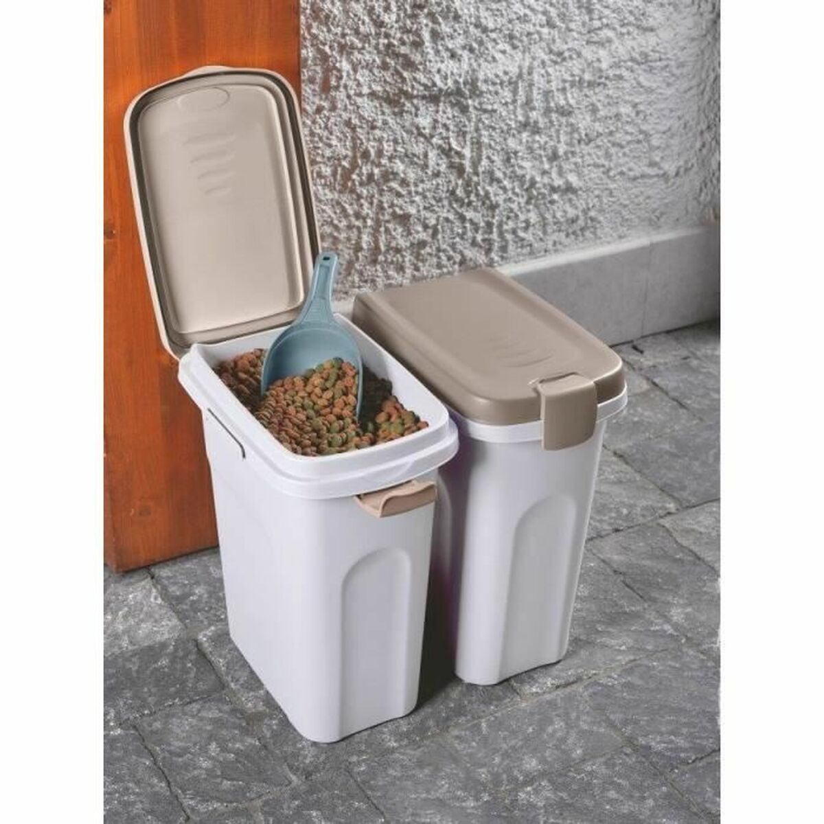 Jerrycan voor dierenvoer Kerbl Wit Bruin 15 L
