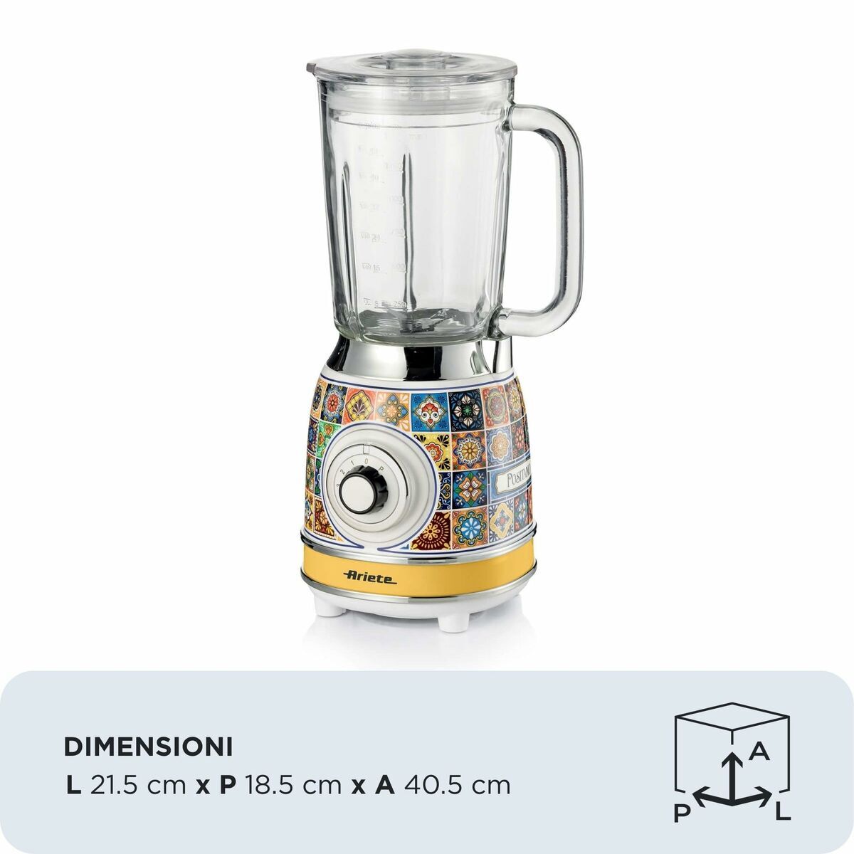 Mixer Ariete 583 POSITANO 1000 W Geel 1,5 L