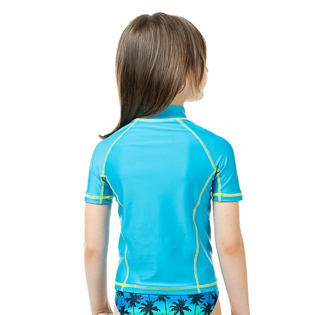 Heren-T-Shirt met Korte Mouwen Aquarapid UV Turkoois