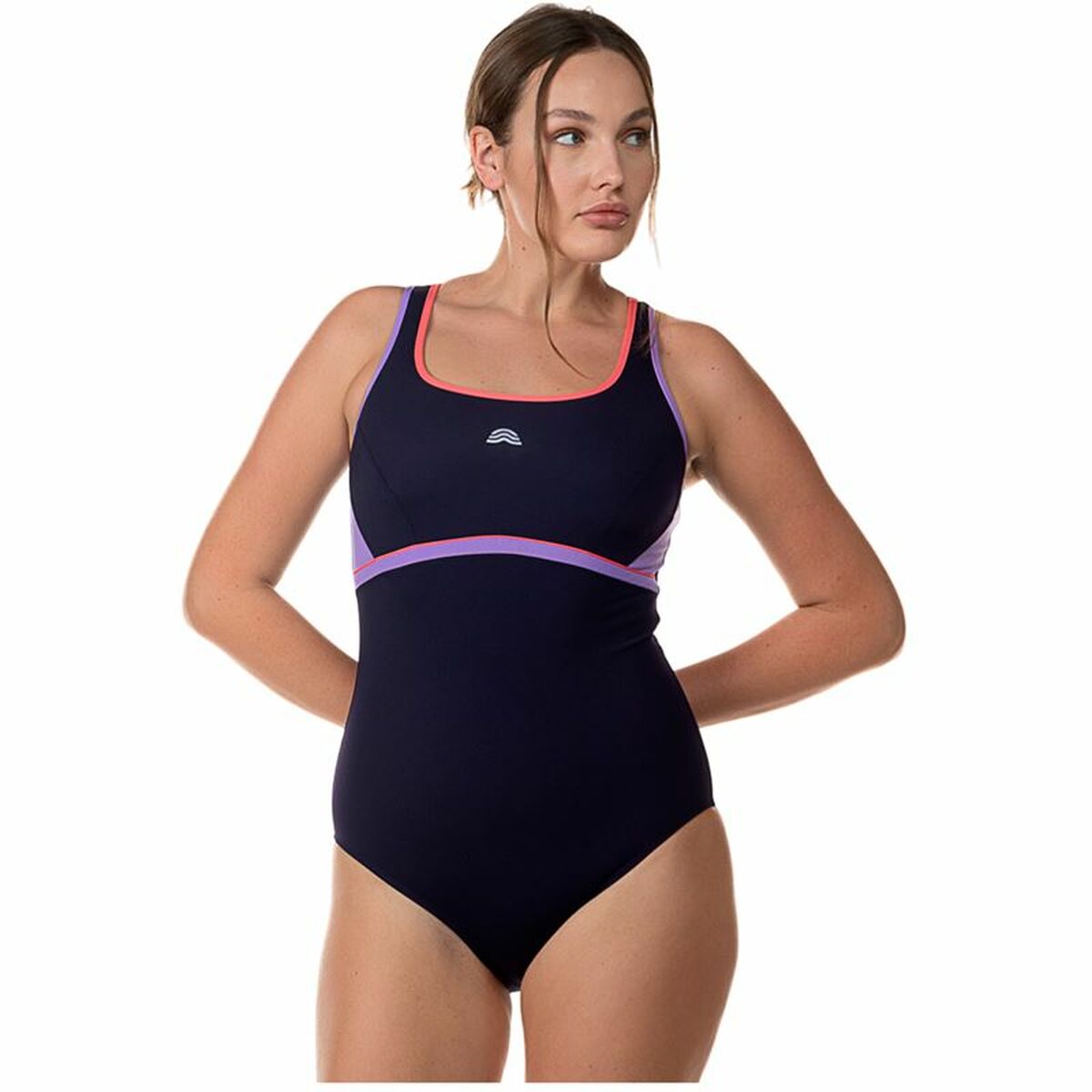 Maillot de bain femme Aquarapid Costume Bleu foncé