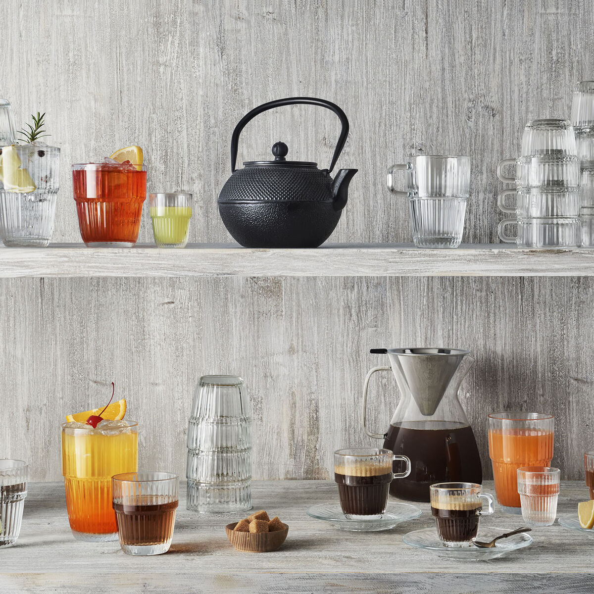 Image secondaire de Verre d'eau Bormioli Rocco Barshine Transparent verre 500 ml (6 Unités)