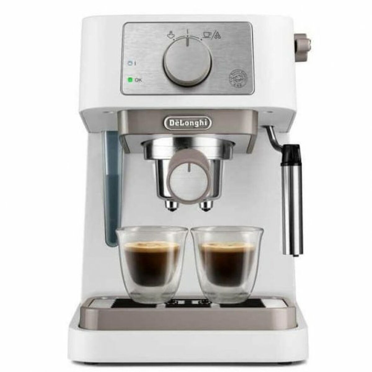 Express kaffemaskine DeLonghi Sølv