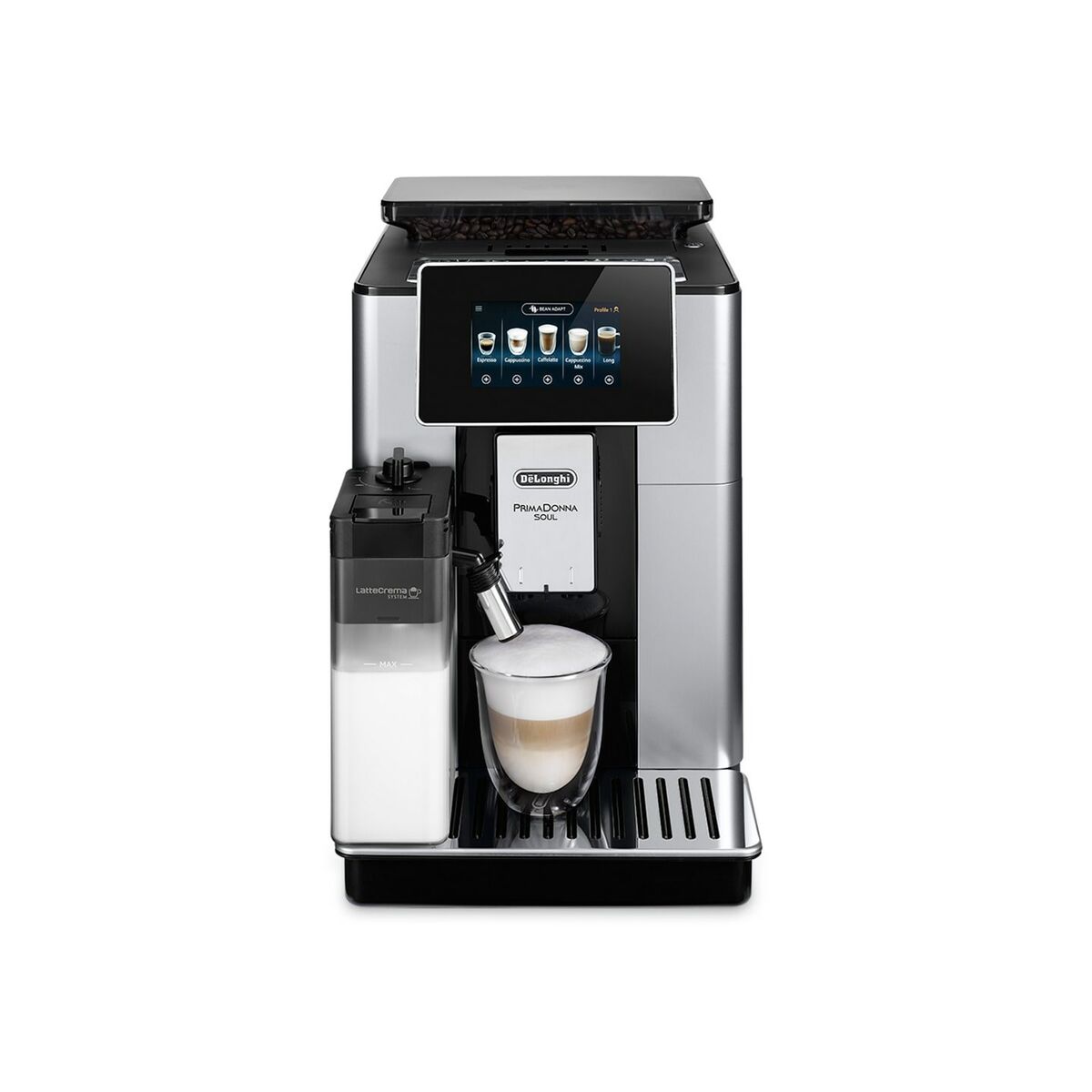 Superautomatisk kaffemaskine DeLonghi PrimaDonna ECAM 610.55.SB metal 1450 W 19 bar 2,2 L