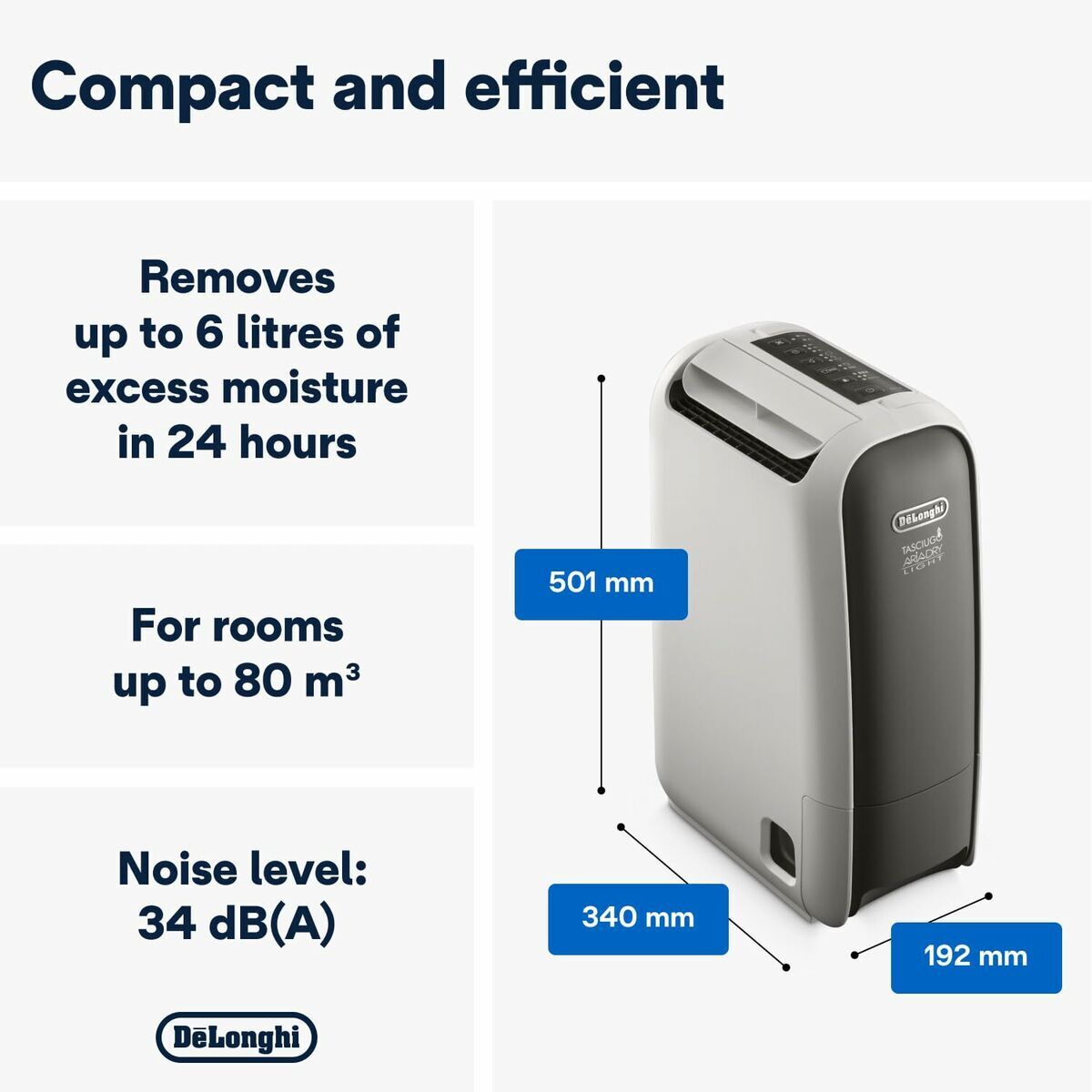 Ontvochtiger DeLonghi 0148112605