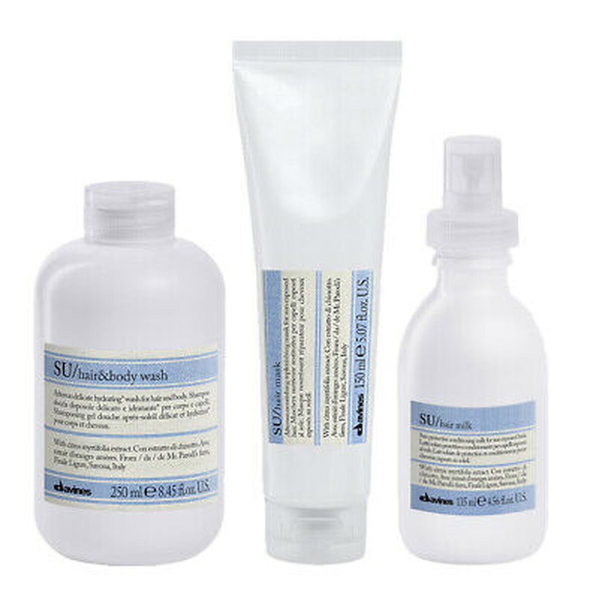 Σαμπουάν για Στεγνά Μαλλιά Davines Su Hair Milk 50 ml