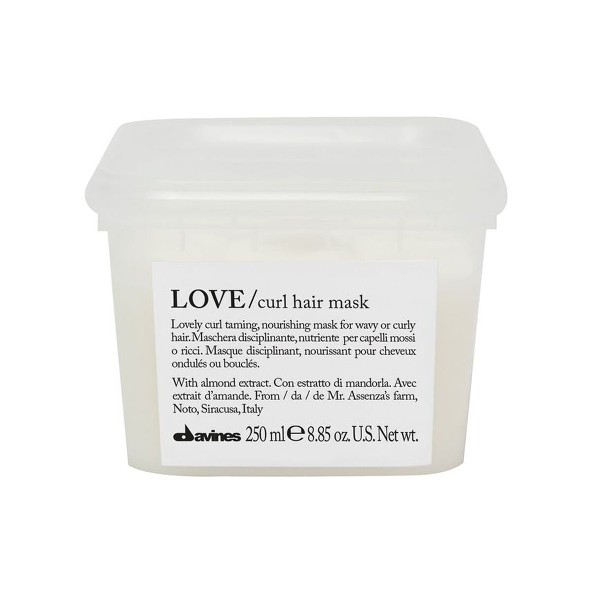 Haarmasker Davines Love 250 ml Krullend haar