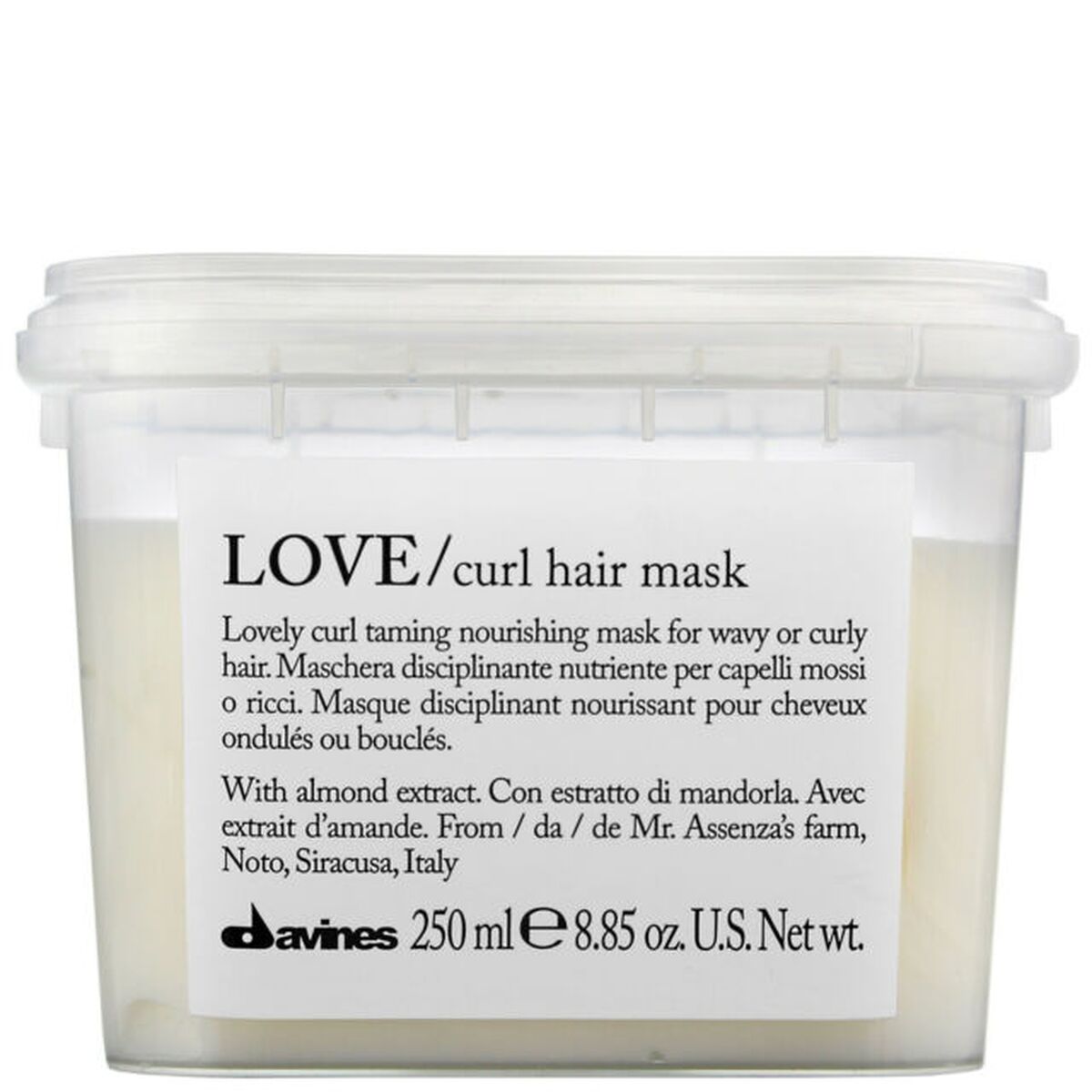 Haarmasker Davines Love 250 ml Krullend haar