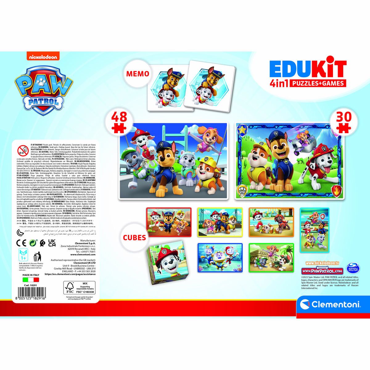 Zestaw 4 Puzzli Clementoni