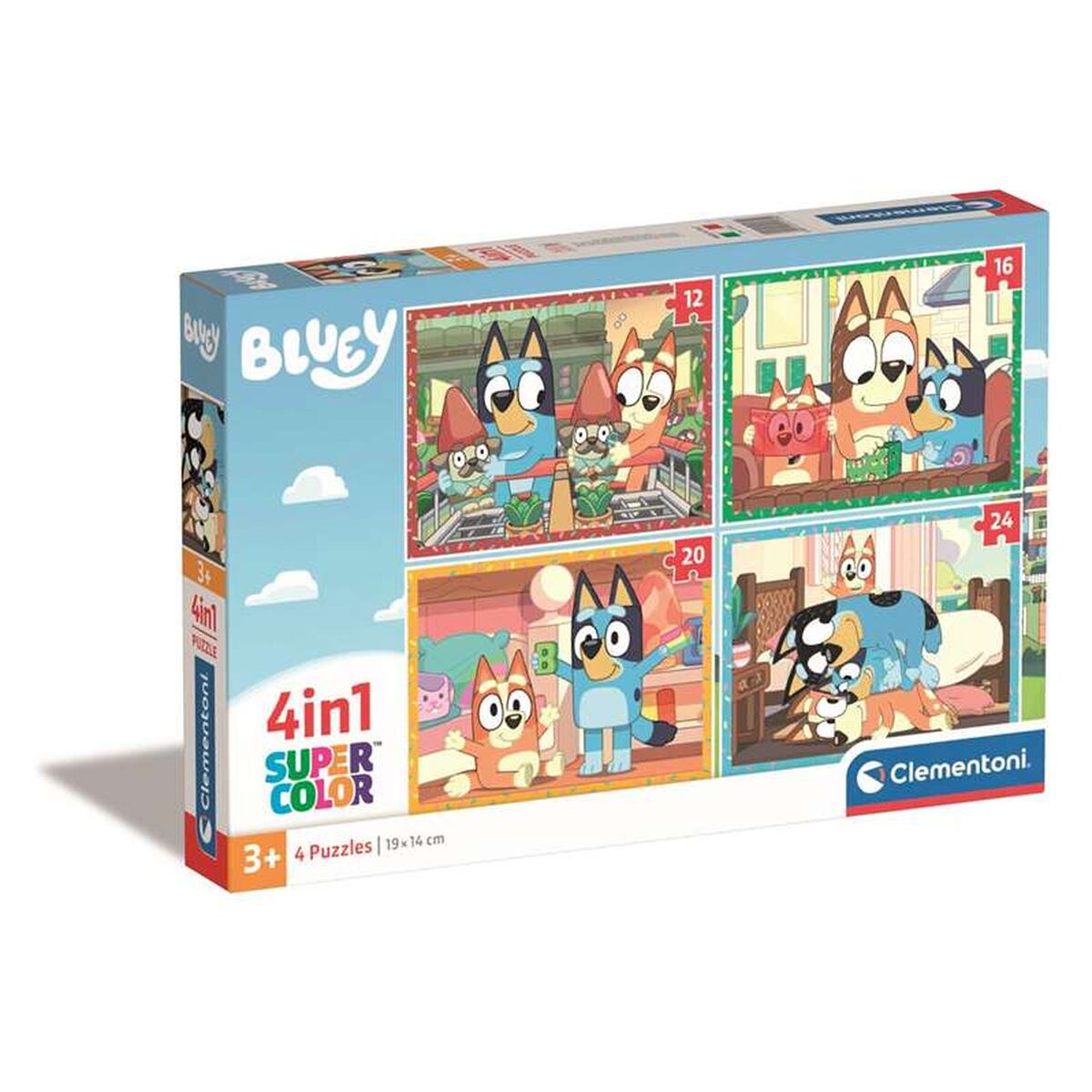 Puzzel Bluey 4 Stuks 72 Onderdelen