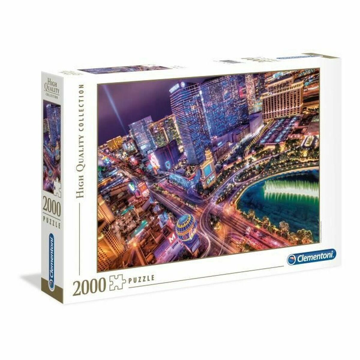 Παζλ Clementoni Las Vegas 97,5 x 66,8 cm 2000 Τεμάχια