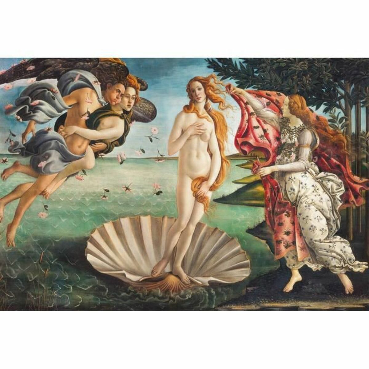 Puslespil Clementoni Museum - Botticelli: The Birth of Venus 2000 Dele