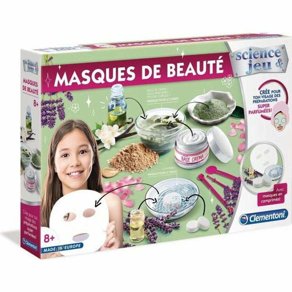 Kit de maquillage pour enfant Clementoni Science & Jeu  Beauty masks (FR) Multicouleur