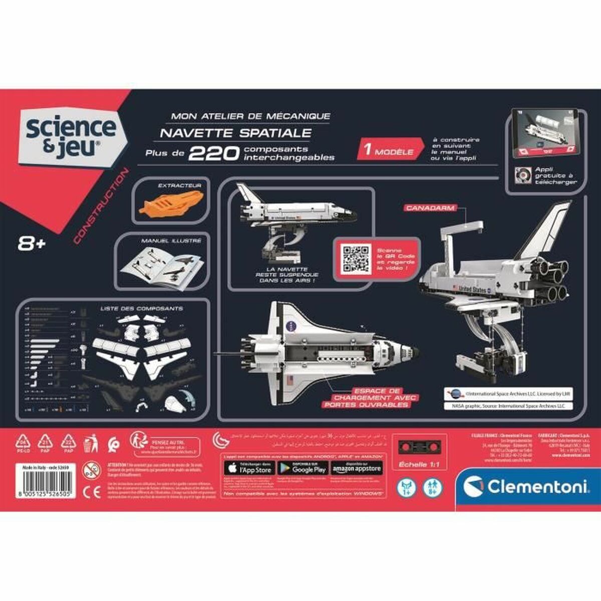 Wetenschapsspel Clementoni Spaceship