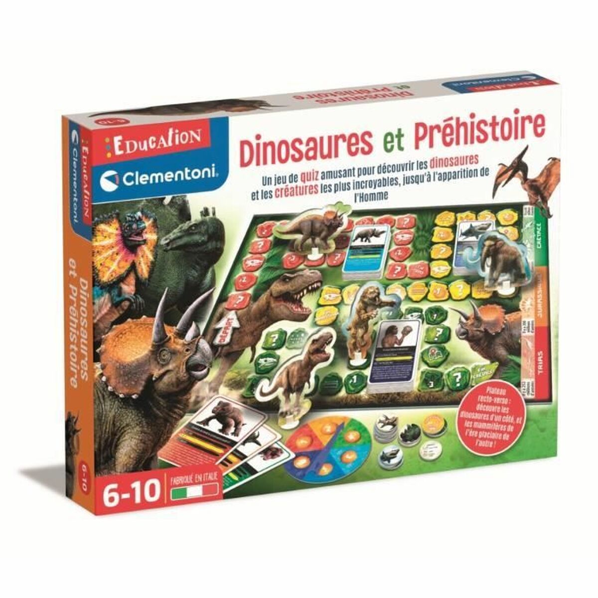 Jouet Educatif Clementoni Dinosaures et Prehistoire (FR)