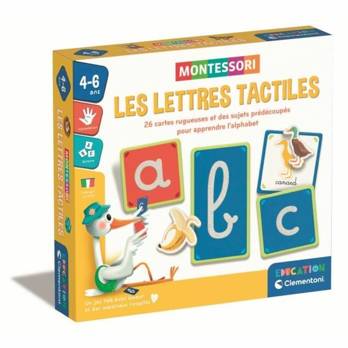 Jouet Educatif Clementoni Les lettres tactiles (FR)
