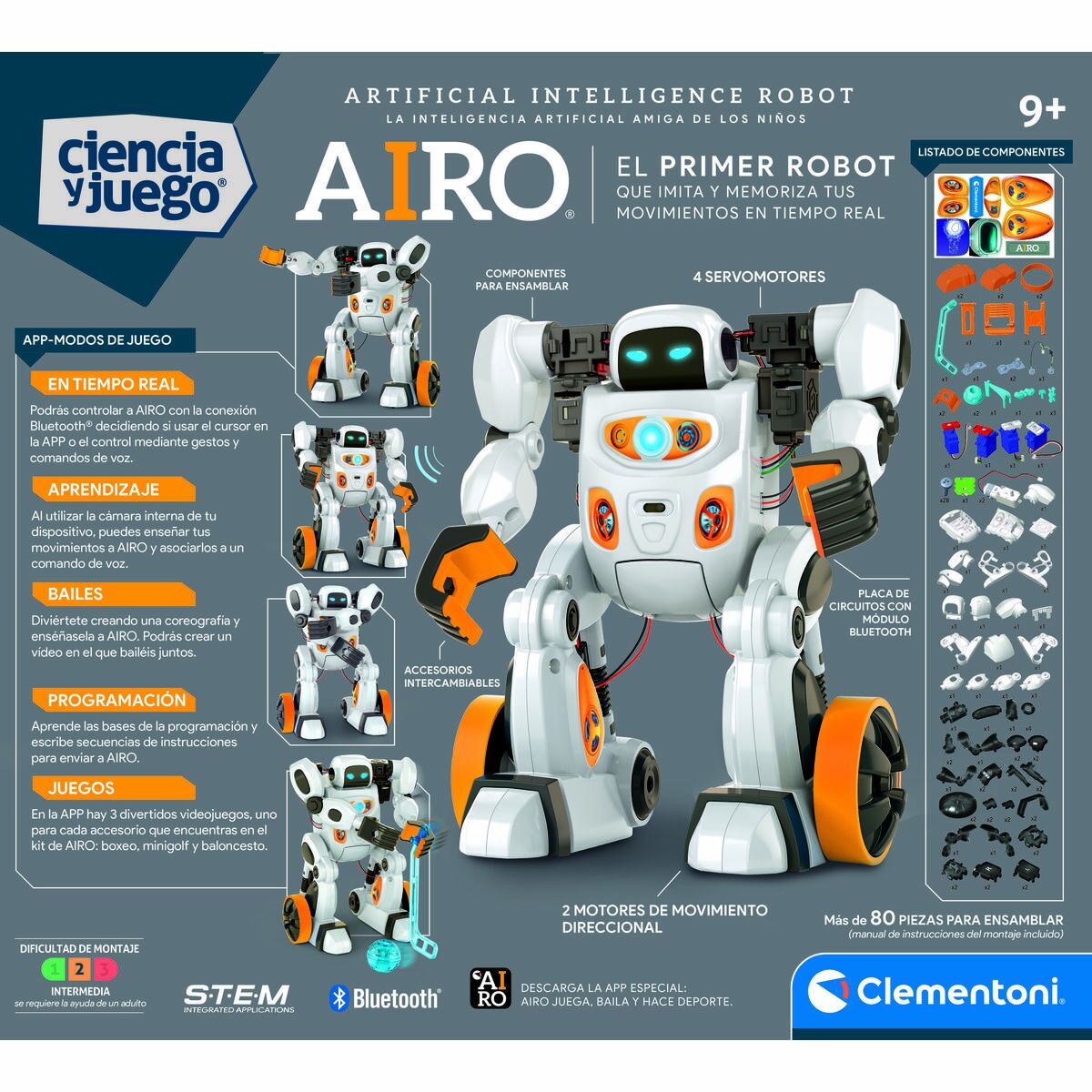 Interactive robot Clementoni Airo