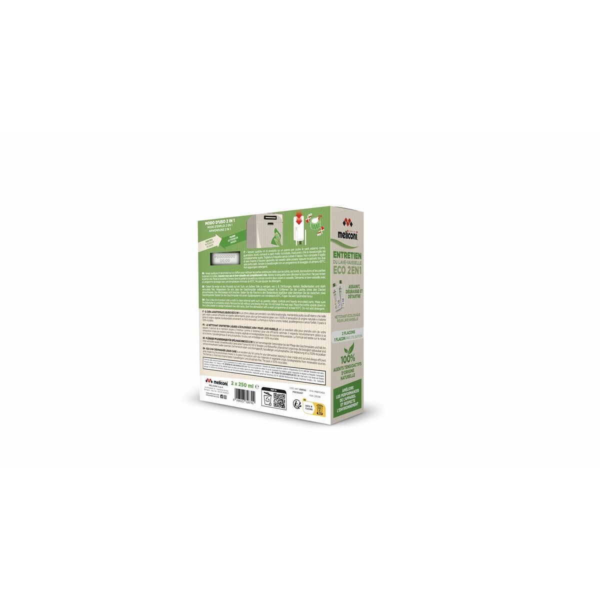Schoonmaakvloeistof Meliconi 656162 250 ml (2 Stuks)