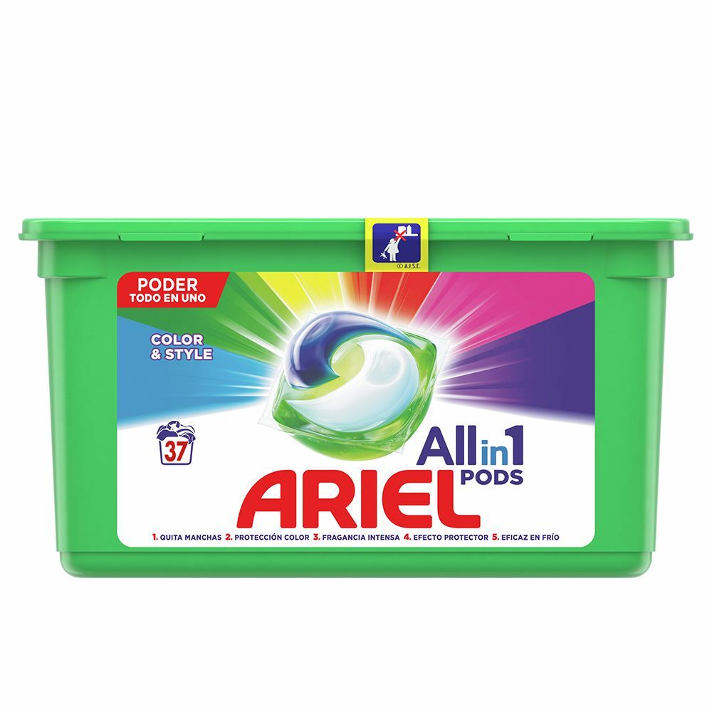 Capsules Ariel Detergent Colour 3-in-1 (37 uds)