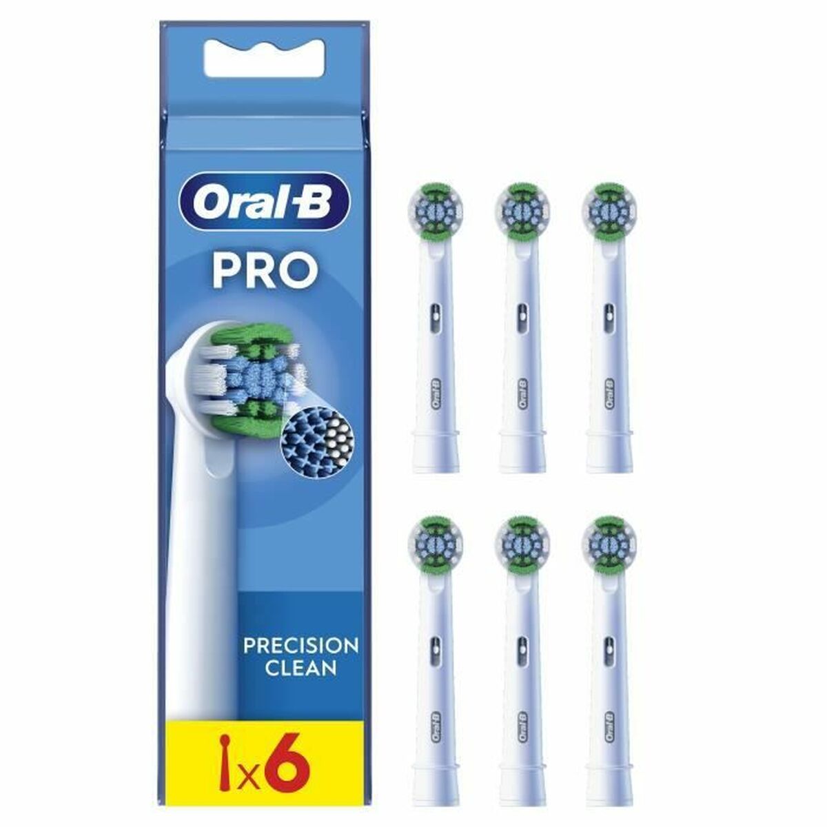 Pièces de rechange Oral-B Pro (6 Pièces)