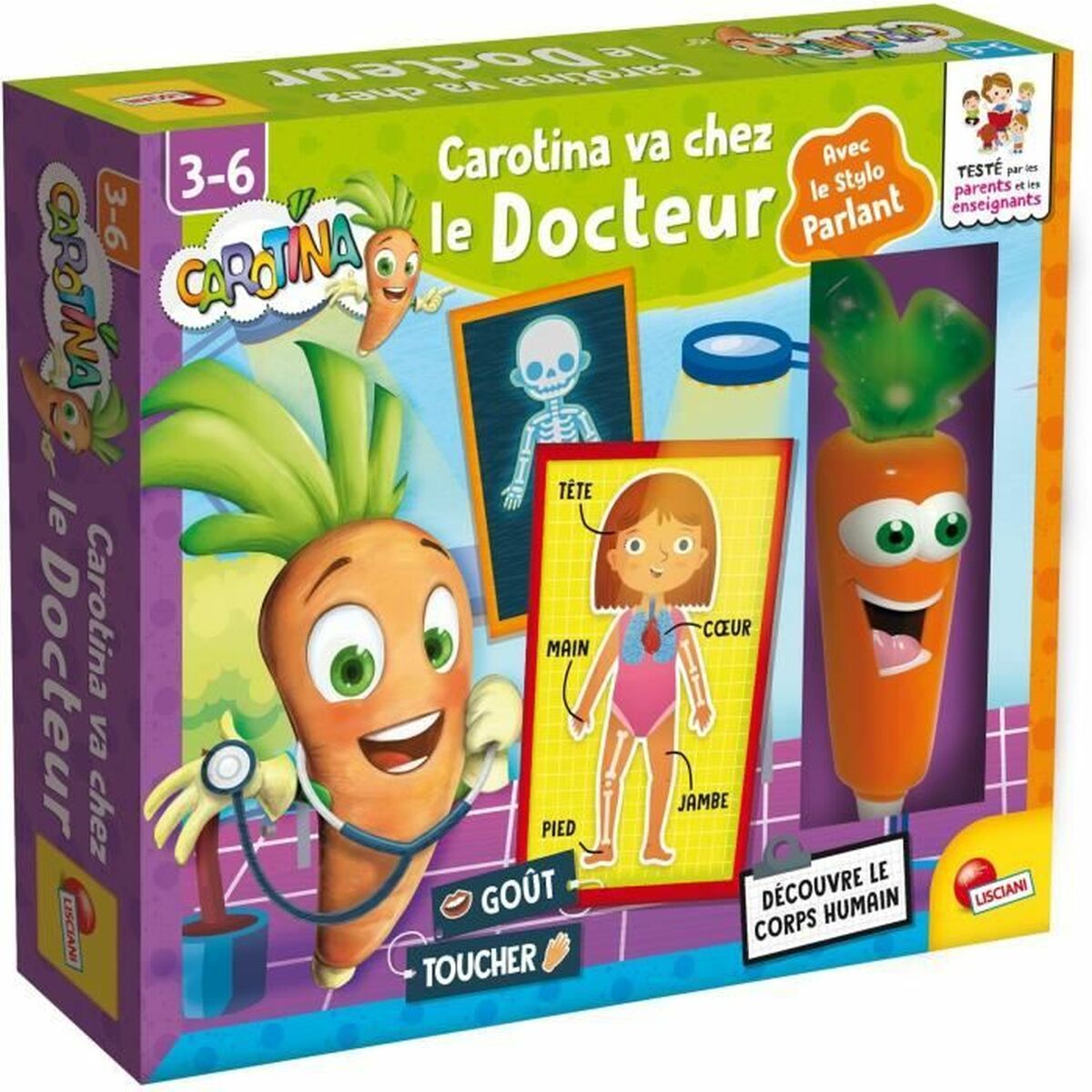Εκπαιδευτικό παιχνίδι Lisciani Giochi Carotina va chez le docteur