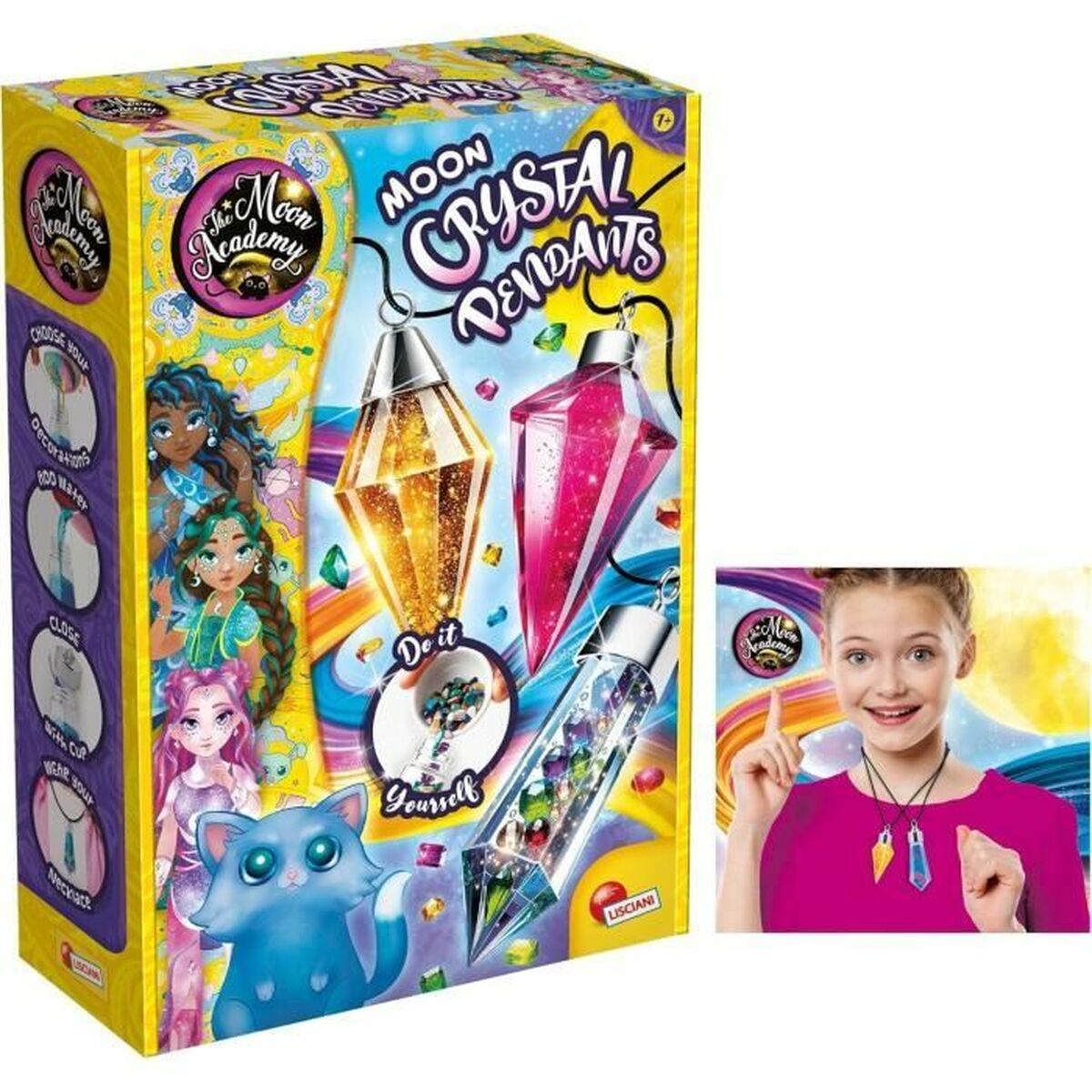 Vaardigheidsspel Lisciani Giochi The Moon Academy Moon Crystal Pendants