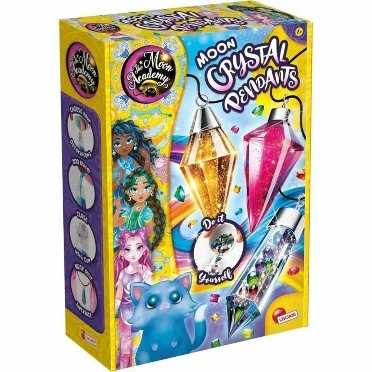 Χειροτεχνικό Παιχνίδι Lisciani Giochi The Moon Academy Moon Crystal Pendants