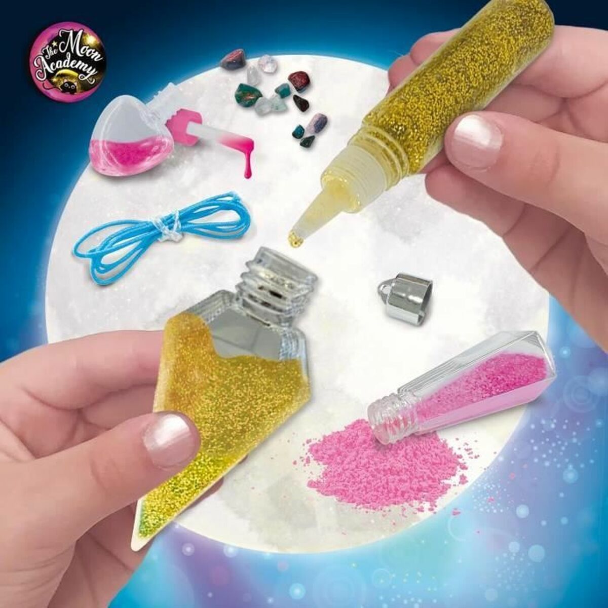 Vaardigheidsspel Lisciani Giochi The Moon Academy Moon Crystal Pendants